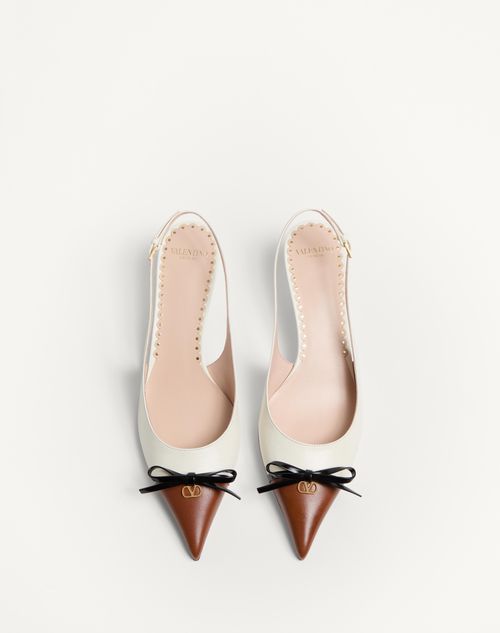 Valentino ZAPATO BEPOINTY DE CABRITILLA CON CORREA TRASERA Y TACÓN DE 45 MM