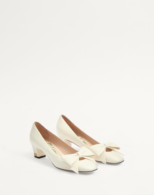 Valentino ZAPATO BOWOW DE CABRITILLA CON TACÓN DE 45 MM