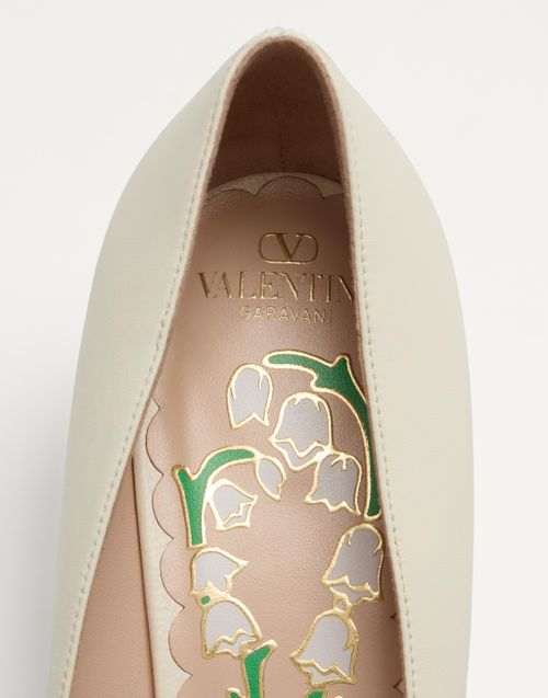 Valentino ZAPATO BOWOW DE CABRITILLA CON TACÓN DE 45 MM