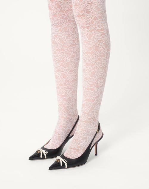 Valentino ZAPATO DE SALÓN DESTALONADOS BEPOINTY DE CHAROL Y CABRITILLA CON TACÓN DE 80 MM