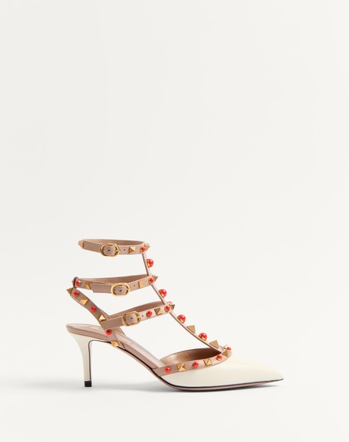 Valentino ZAPATO ROCKSTUD DE CUERO DE BECERRO CON CABUJONES Y TACÓN DE 65 MM