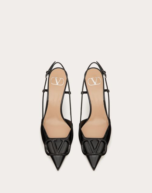 Valentino ZAPATOS DE SALÓN DESTALONADOS VLOGO SIGNATURE DE CHAROL CON TACÓN DE 80 MM