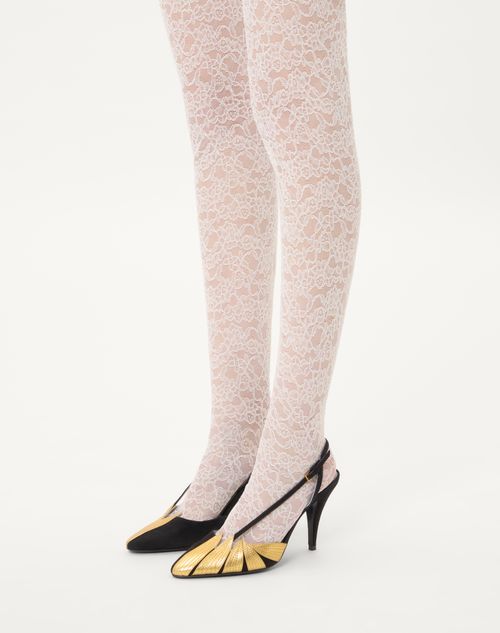 Valentino ZAPATOS DE TACÓN FOLIEFOLIAGE DE GAMUZA DE 90 MM