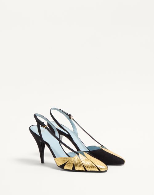 Valentino ZAPATOS DE TACÓN FOLIEFOLIAGE DE GAMUZA DE 90 MM