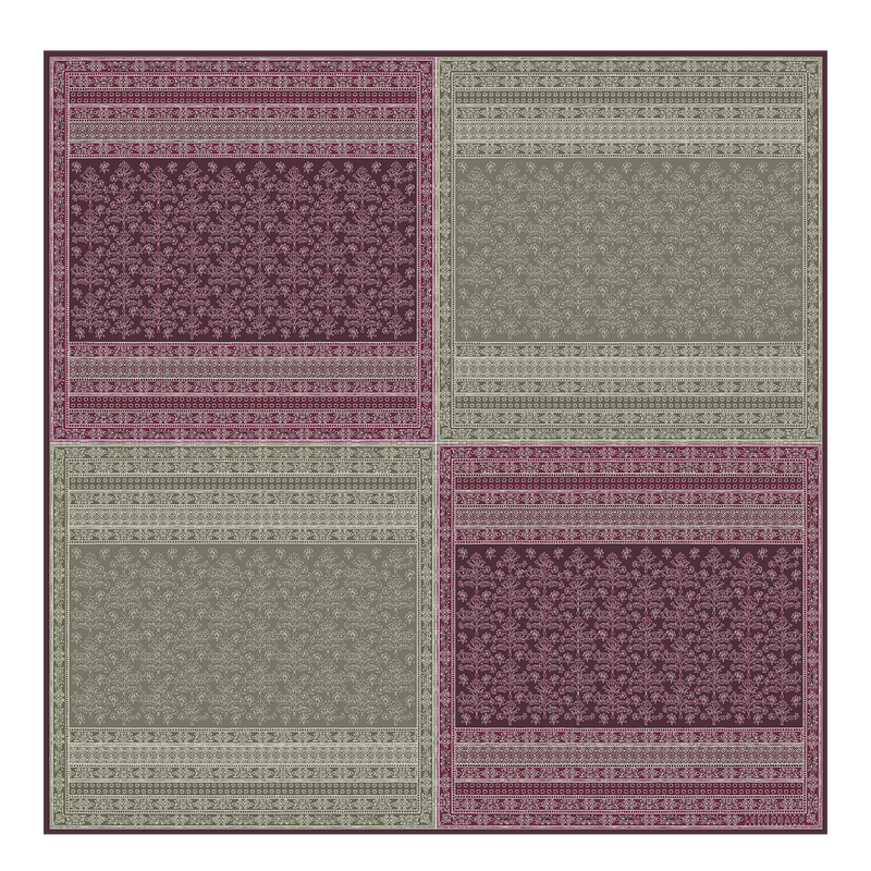 Longchamp Árbol de la vida Estolas Modal mezclado - Berenjena