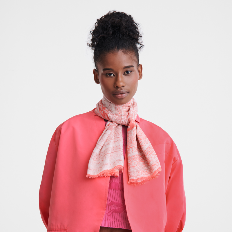 Longchamp Árbol de la vida Estolas Modal mezclado - Tomate