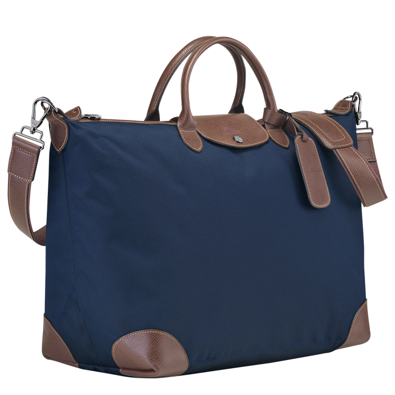 Longchamp Boxford Bolsa De Viaje L Lona Reciclada - Azul