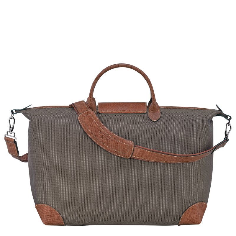 Longchamp Boxford Bolsa De Viaje L Lona Reciclada - Marrón