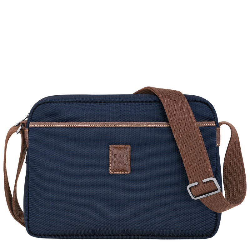 Longchamp Boxford Bolsa para cámara M Lona reciclada - Azul