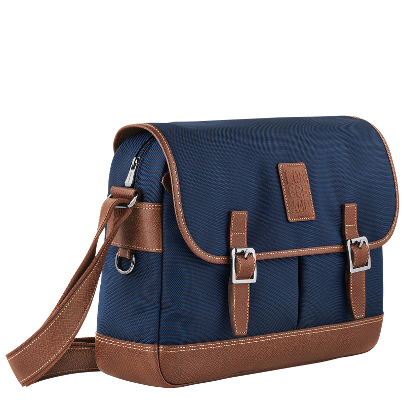 Longchamp Boxford Bolso Bandolera L Lona Reciclada - Azul