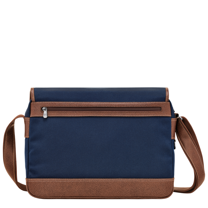 Longchamp Boxford Bolso Bandolera L Lona Reciclada - Azul