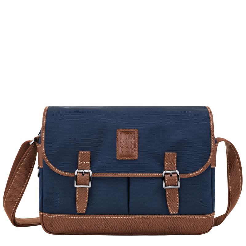 Longchamp Boxford Bolso bandolera L Lona reciclada - Azul