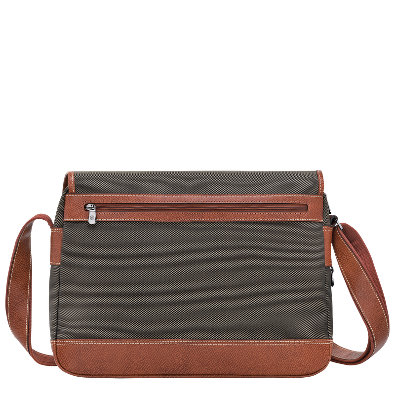 Longchamp Boxford Bolso Bandolera L Lona Reciclada - Marrón