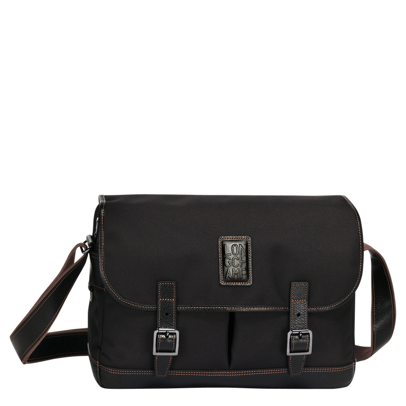 Longchamp Boxford Bolso bandolera L Lona reciclada - Negro