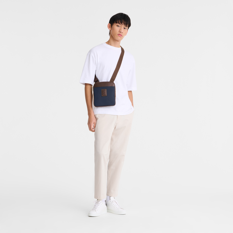 Longchamp Boxford Bolso Bandolera XS Lona Reciclada - Azul