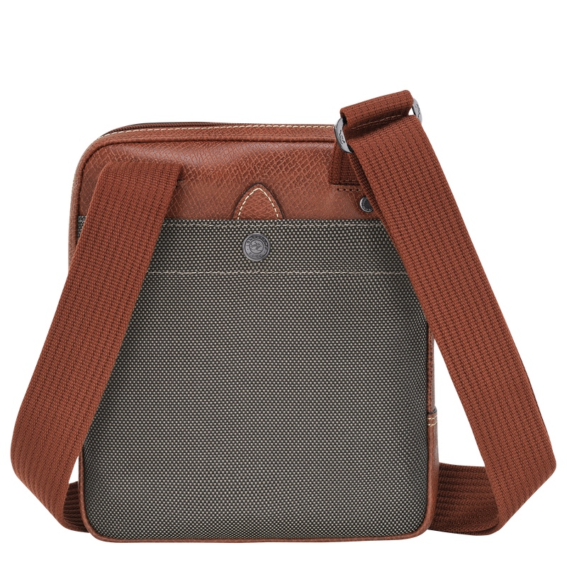 Longchamp Boxford Bolso Bandolera XS Lona Reciclada - Marrón