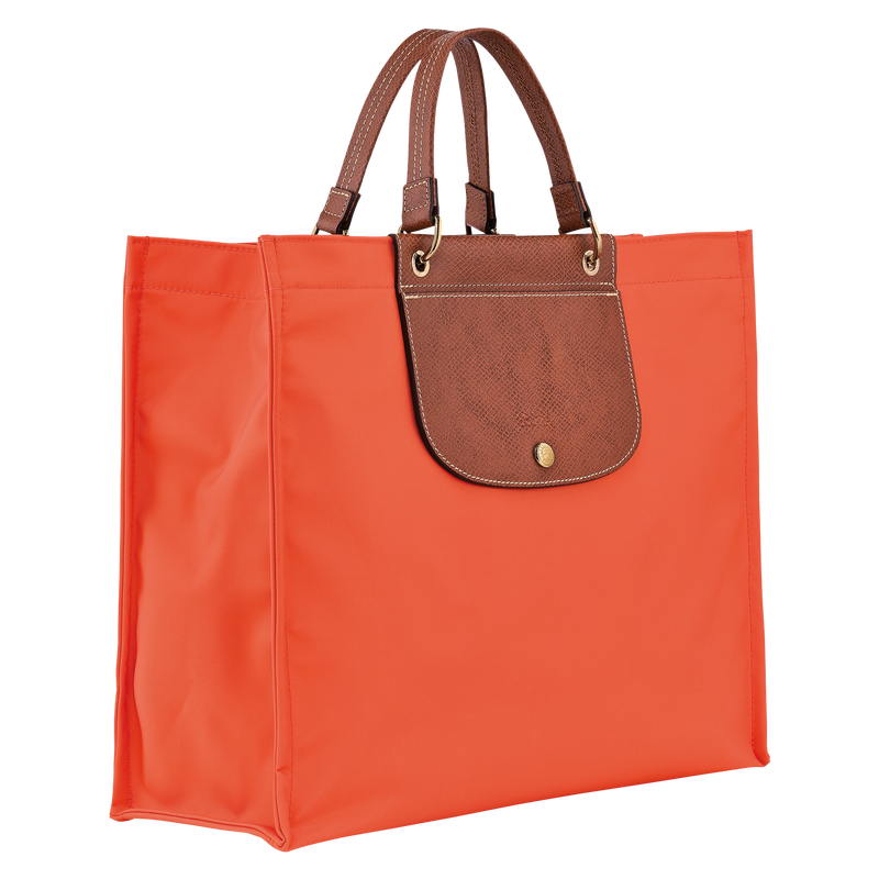 Longchamp Cabas Longchamp Bolso Shopper L Tela - Carotte