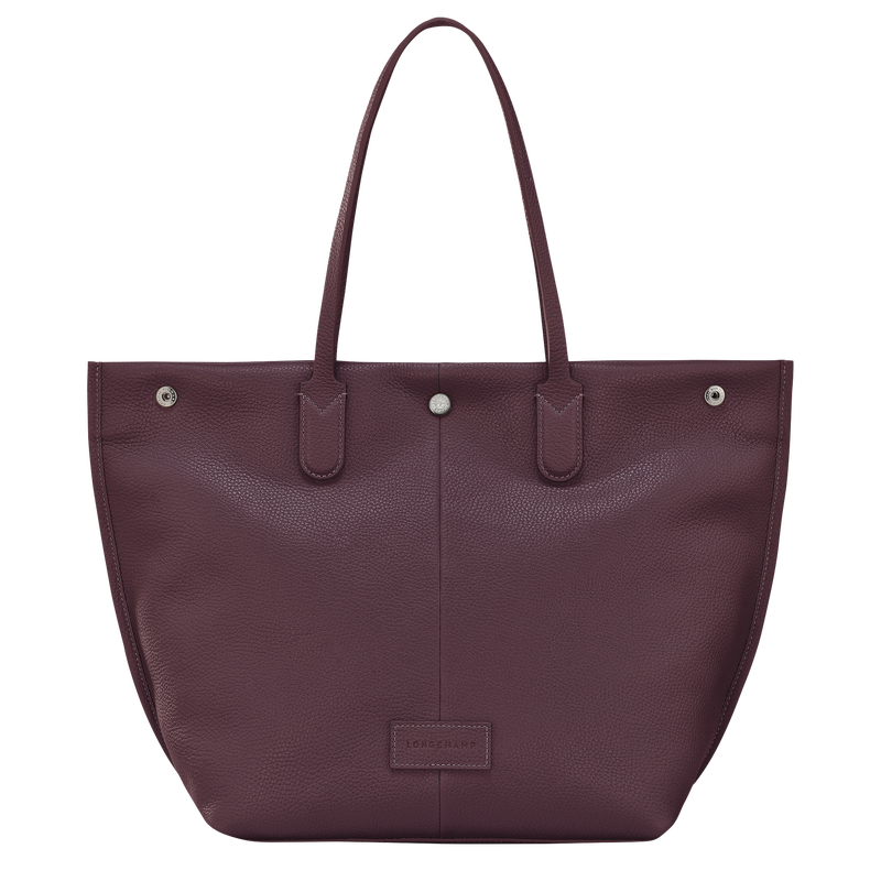 Longchamp Essential Bolso shopper L Cuero - Berenjena
