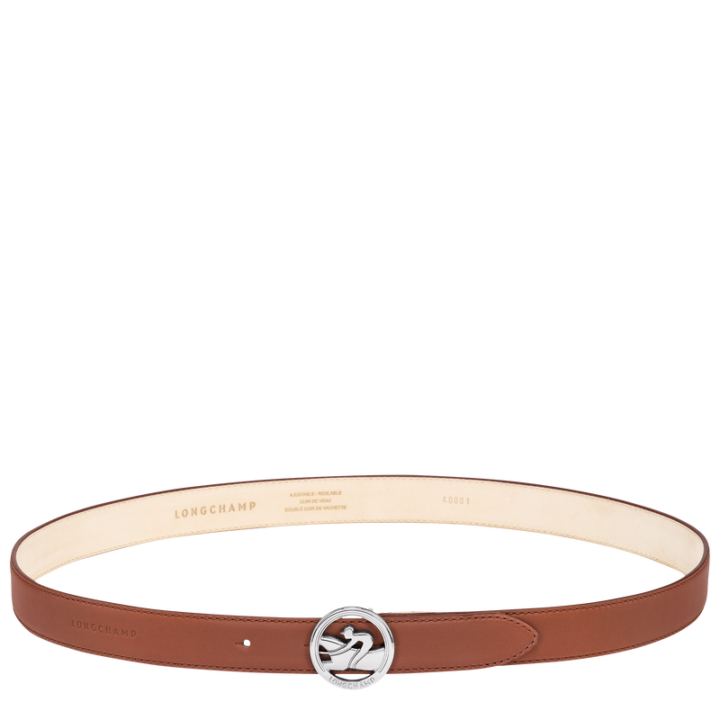Longchamp La Médaille Longchamp Cinturón de mujer Cuero - Coñac