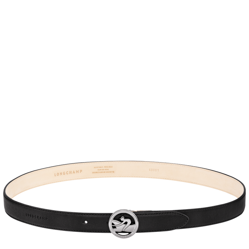 Longchamp La Médaille Longchamp Cinturón de mujer Cuero - Negro