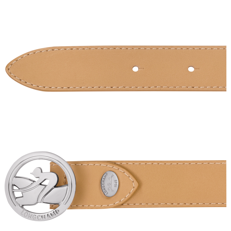 Longchamp La Médaille Longchamp Cinturón De Mujer Cuero - Semilla