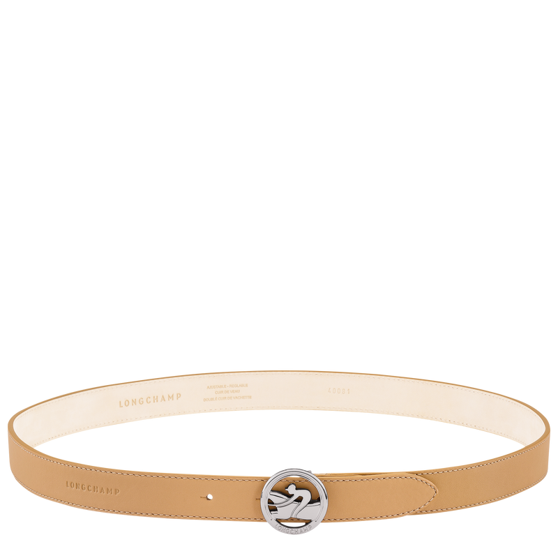 Longchamp La Médaille Longchamp Cinturón de mujer Cuero - Semilla