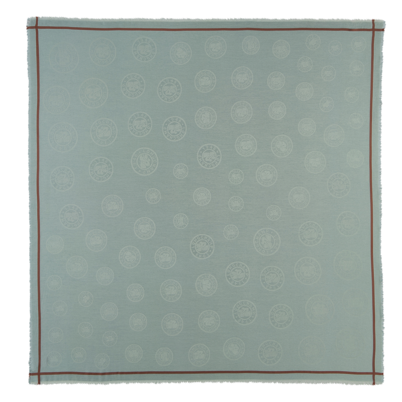 Longchamp La Médaille Longchamp Estola de mujer Mezcla de algodón - Verbena