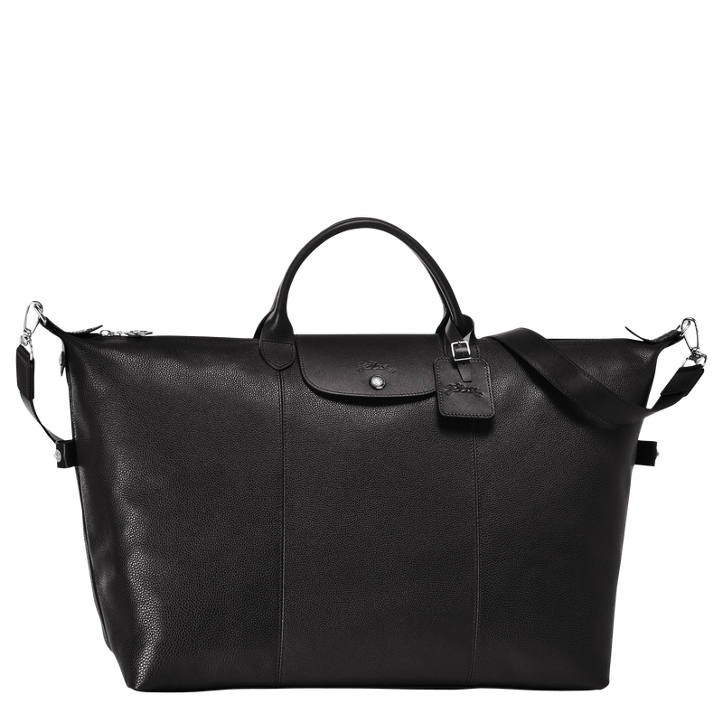 Longchamp Le Foulonné Bolsa de viaje XL Cuero - Negro