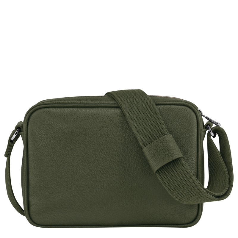 Longchamp Le Foulonné Bolsa Para Cámara S Cuero - Caqui