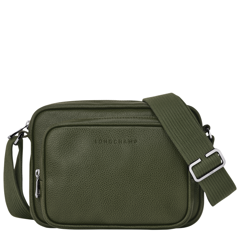 Longchamp Le Foulonné Bolsa para cámara S Cuero - Caqui