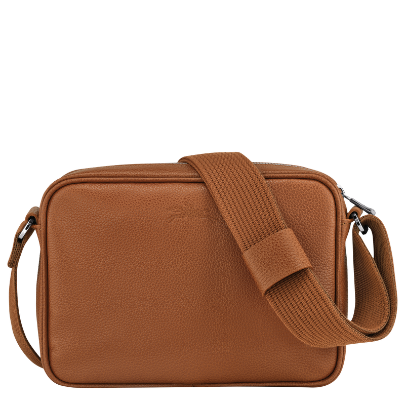 Longchamp Le Foulonné Bolsa Para Cámara S Cuero - Caramelo
