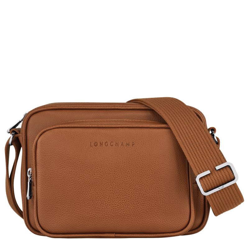 Longchamp Le Foulonné Bolsa para cámara S Cuero - Caramelo