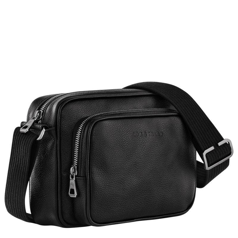 Longchamp Le Foulonné Bolsa Para Cámara S Cuero - Negro