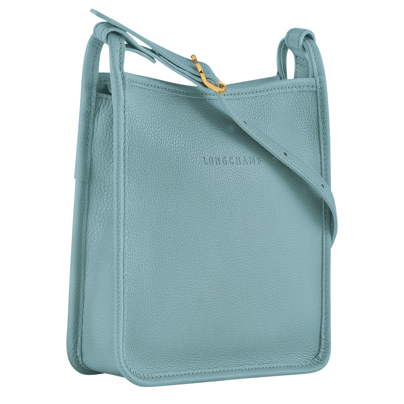 Longchamp Le Foulonné Bolso Bandolera Con Cremallera S Cuero - Eucalipto