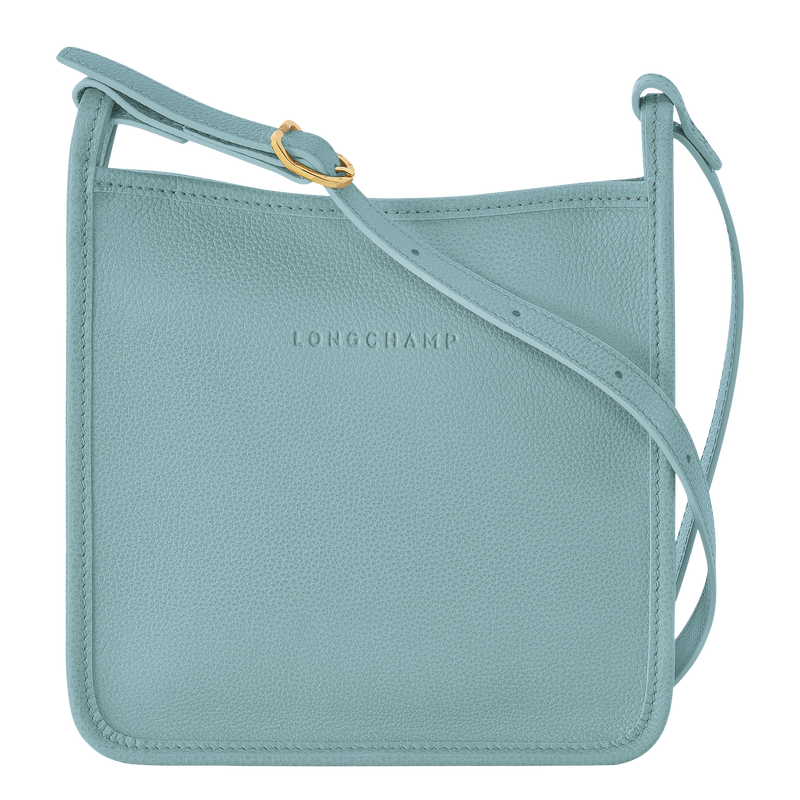 Longchamp Le Foulonné Bolso bandolera con cremallera S Cuero - Eucalipto