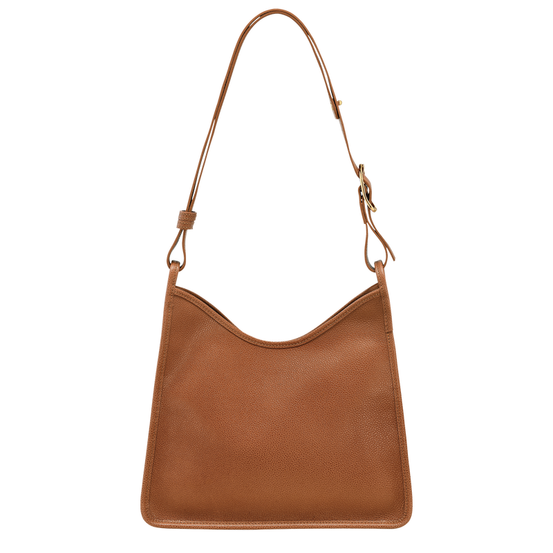 Longchamp Le Foulonné Bolso De Hombro M Cuero - Caramelo