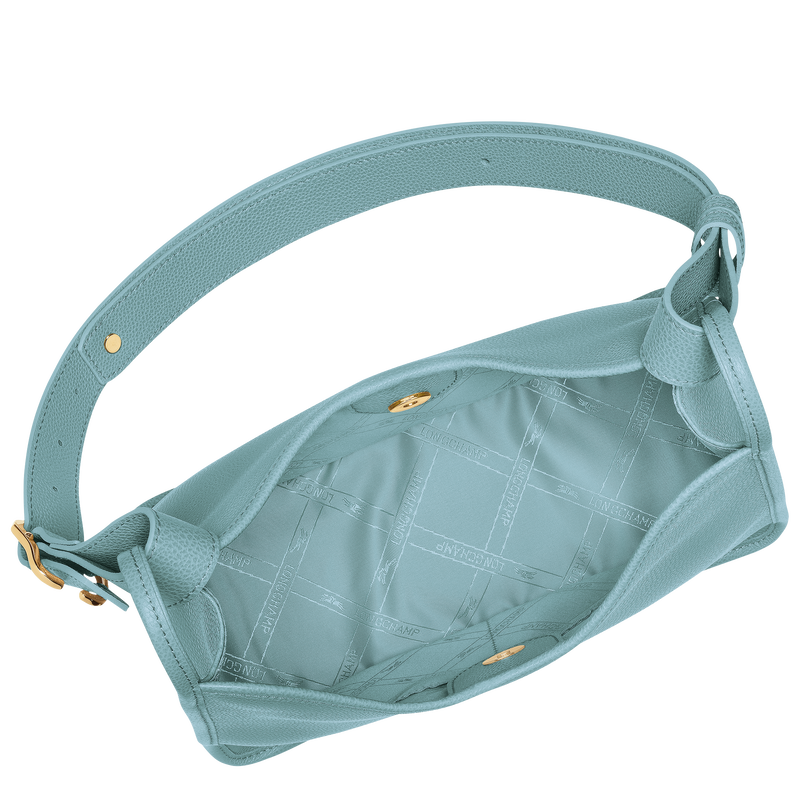 Longchamp Le Foulonné Bolso De Hombro M Cuero - Eucalipto