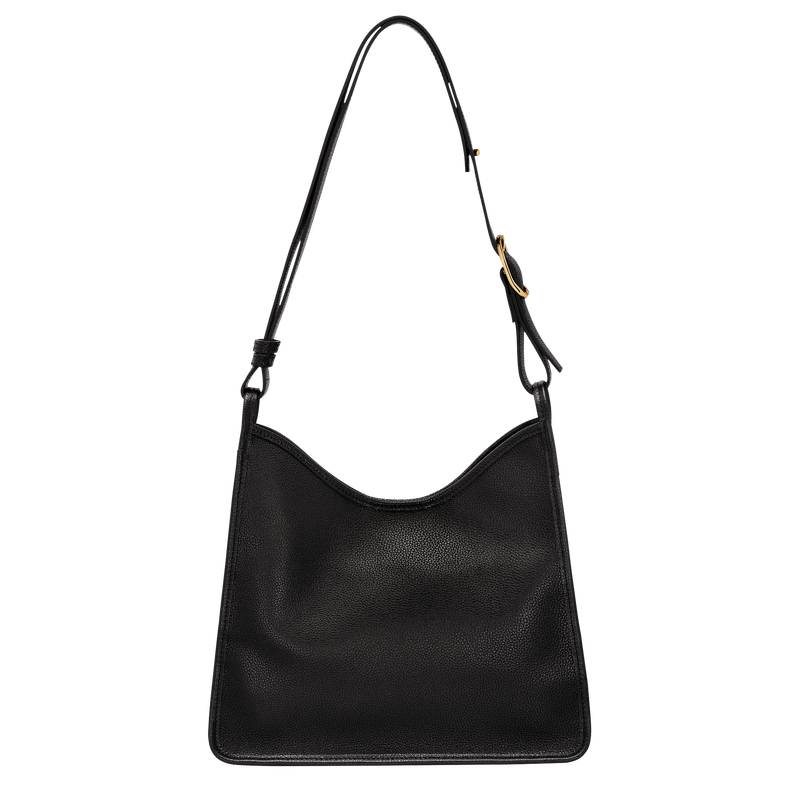 Longchamp Le Foulonné Bolso De Hombro M Cuero - Negro
