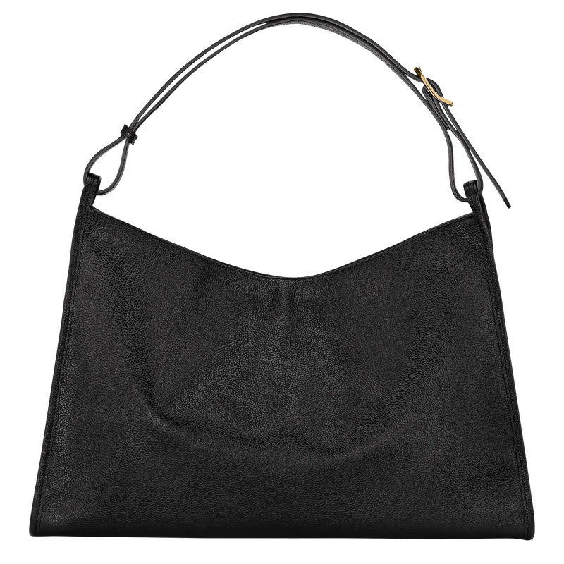 Longchamp Le Foulonné Bolso De Hombro XL Cuero - Negro