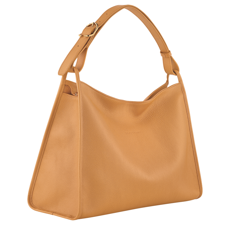 Longchamp Le Foulonné Bolso De Hombro XL Cuero - Nuez