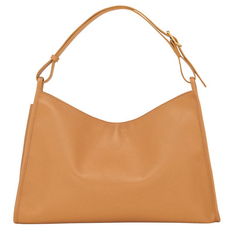 Longchamp Le Foulonné Bolso De Hombro XL Cuero - Nuez