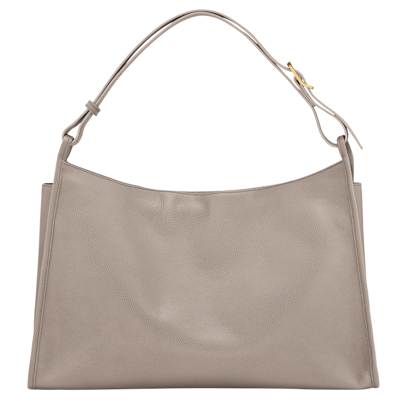 Longchamp Le Foulonné Bolso De Hombro XL Cuero - Tórtola
