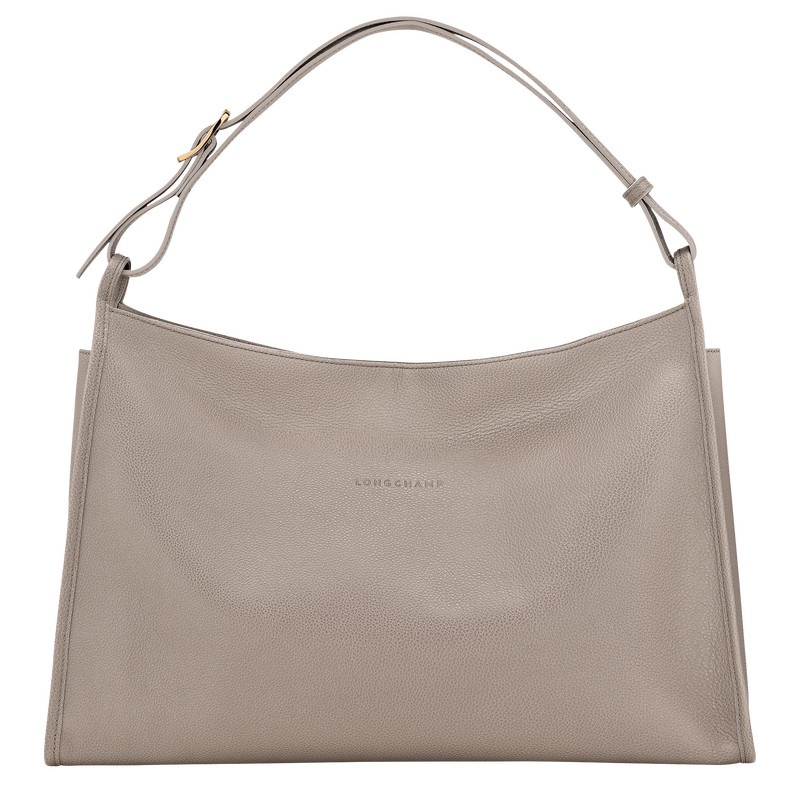 Longchamp Le Foulonné Bolso de hombro XL Cuero - Tórtola
