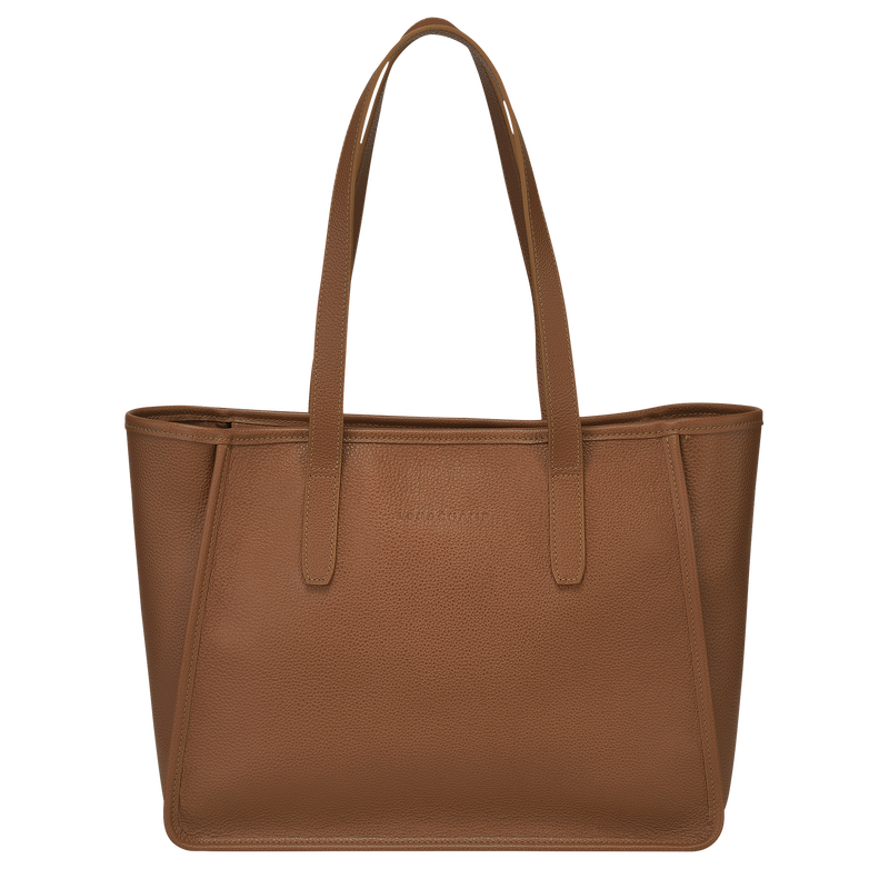 Longchamp Le Foulonné Bolso shopper L Cuero - Caramelo