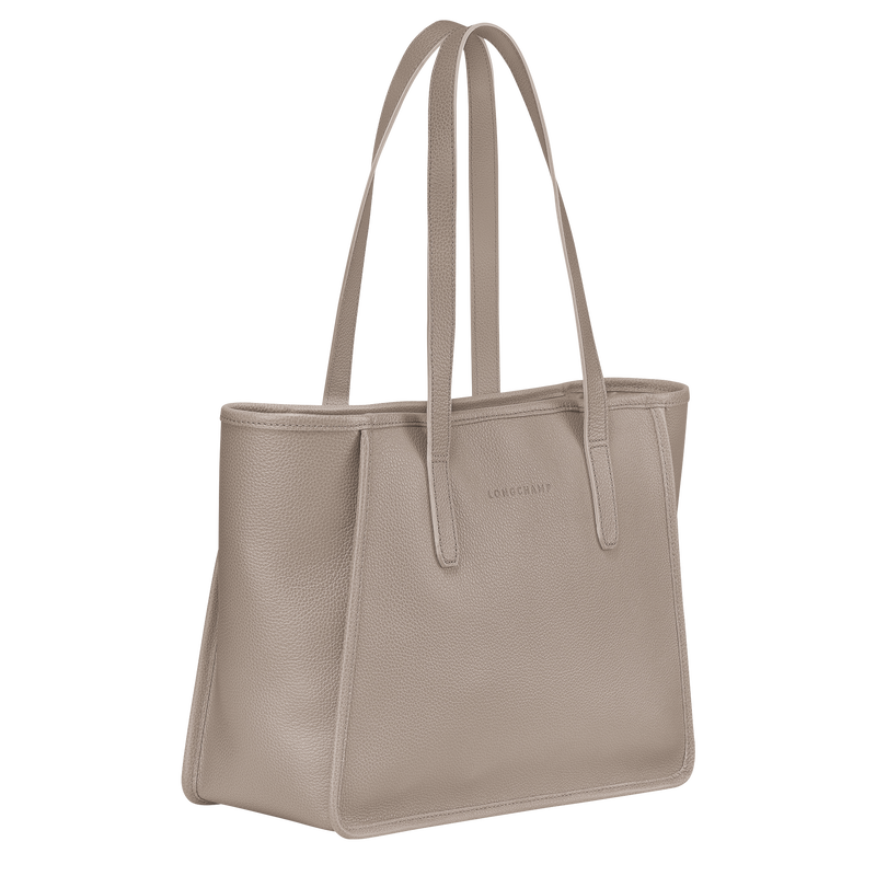 Longchamp Le Foulonné Bolso Shopper L Cuero - Tórtola
