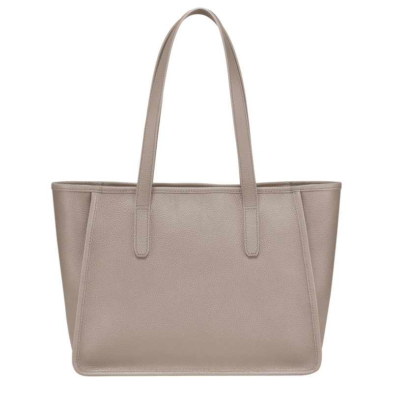 Longchamp Le Foulonné Bolso Shopper L Cuero - Tórtola