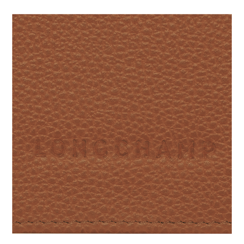 Longchamp Le Foulonné Cartera Continental Grande Cuero - Caramelo
