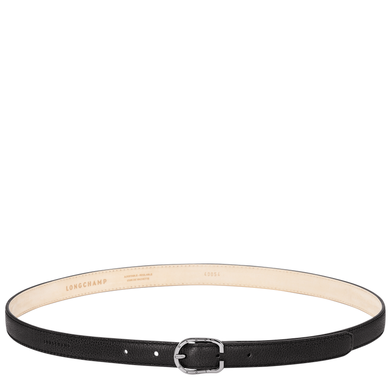 Longchamp Le Foulonné Cinturón de mujer Cuero - Negro