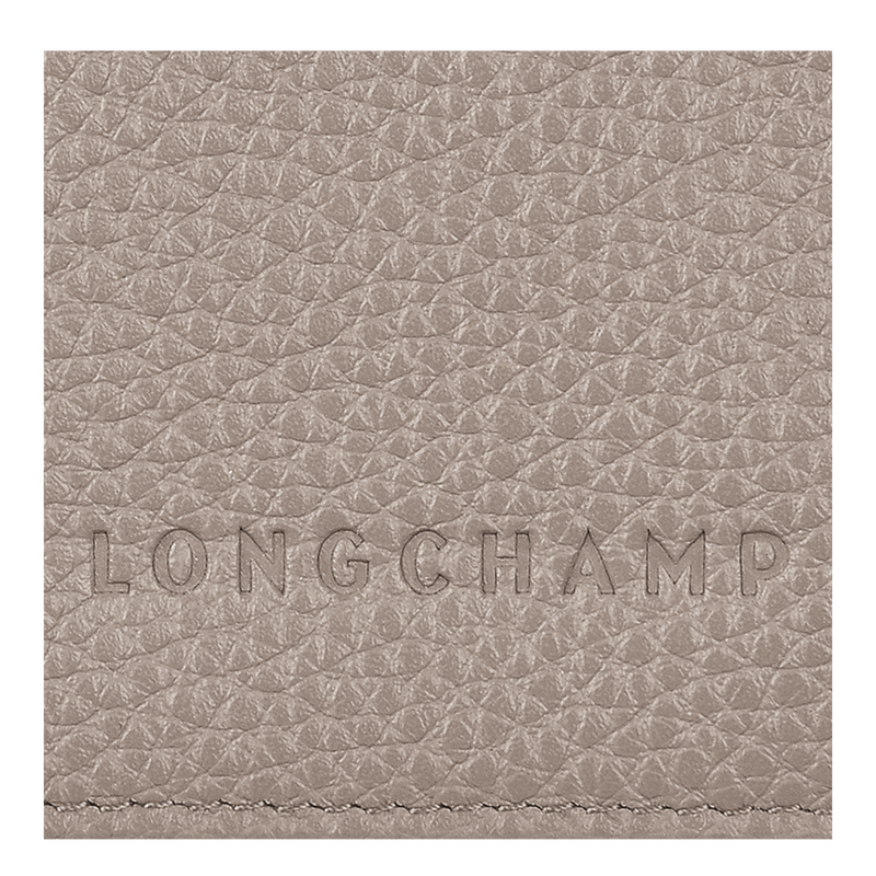 Longchamp Le Foulonné Funda Para Pasaportes Cuero - Tórtola