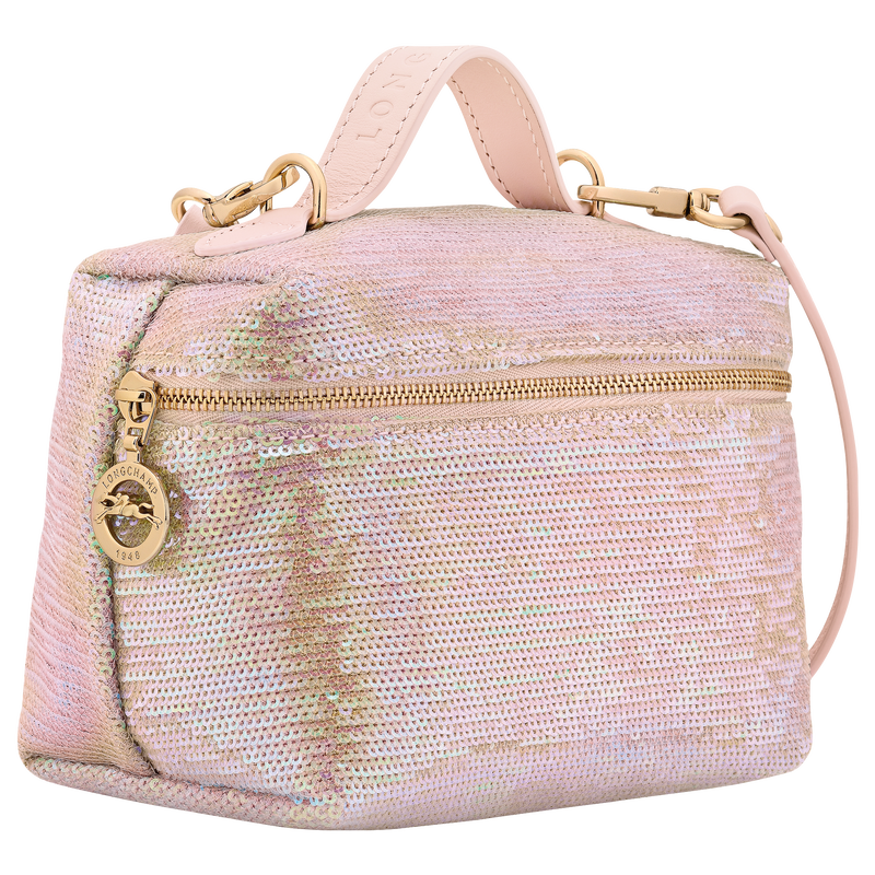 Longchamp Le Pliage Collection Bolso Bandolera XS Tela - Carne